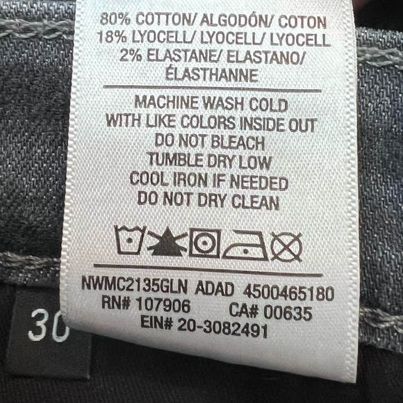 New w/tags Hudson Cropped jeans women’s size 30 - Picture 6 of 6